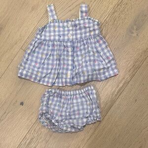 Gap gingham set